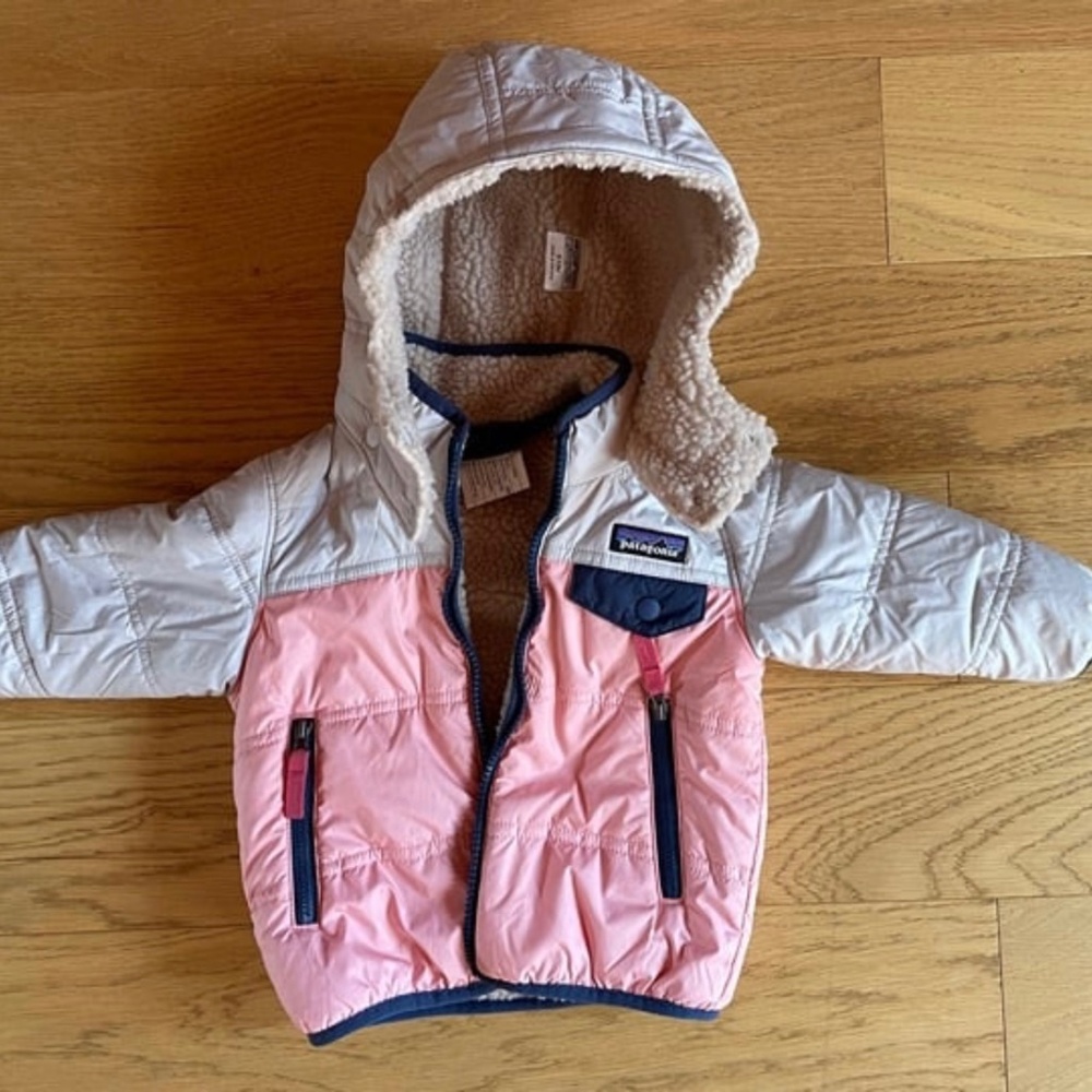 Patagonia reversible baby shearling coat